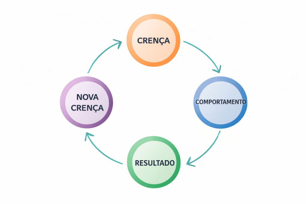 processo mudar crenças limitantes ciclo mental